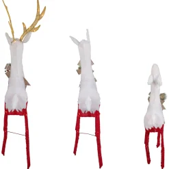 Best Lighted Reindeer Family Outdoor Christmas Decoration - 52.5
