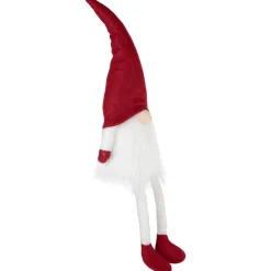 Discount Lighted Sitting Gnome with Dangling Legs Christmas Decoration - 20