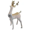 Sale Lighted Standing Buck Outdoor Christmas Decoration - 48" - Warm White Lights Animals