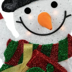 Sale Lighted Waving Snowman Outdoor Christmas Decoration - 32