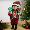 Online Lollipop Elf with Gifts Christmas Figure - 12" Elves & Fairies