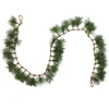 Sale Long Needle Pine and Rope Rustic Artificial Christmas Garland - 6' x 5" - Unlit Unlit