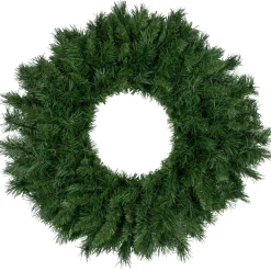 Outlet Lush Mixed Pine Artificial Christmas Wreath - 24" - Unlit Unlit