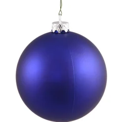 Best Matte Cobalt Blue Shatterproof Christmas Ball Ornament 2.75" (70mm) Shatterproof Balls|Ball Ornaments