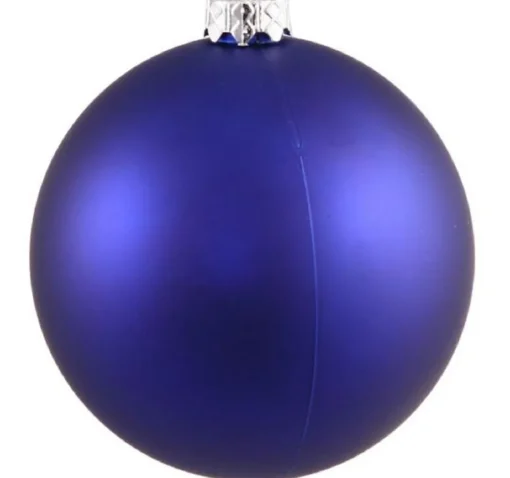 Best Matte Cobalt Blue Shatterproof Christmas Ball Ornament 2.75" (70mm) Shatterproof Balls|Ball Ornaments