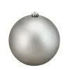 Discount Matte Shatterproof Commercial Christmas Ball Ornament - 8" (200mm) - Pewter Gray Shatterproof Balls|Ball Ornaments
