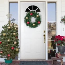 Best Medium Pine with Pinecones Artificial Christmas Wreath - 24" - Unlit Unlit