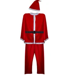 Online Men's White and Red Santa Claus Christmas Costume Set - Standard Size Costumes