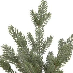 Outlet Mini Frosted Artificial Christmas Tree in Nutcracker Pot - 14.75