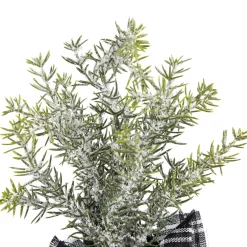 Online Mini Frosted Pine Artificial Christmas Trees - 10