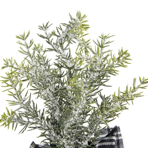 Online Mini Frosted Pine Artificial Christmas Trees - 10" - Set of 3 Unlit