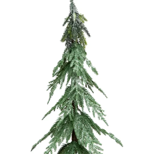 Hot Mini Icy Pine Christmas Tree in Burlap Base - 24" - Unlit Unlit