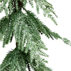 Hot Mini Icy Pine Christmas Tree in Burlap Base - 24