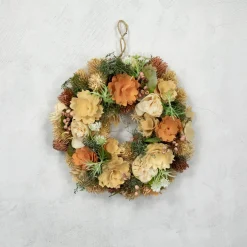 Best Mixed Floral Artificial Spring Wreath - 9.75