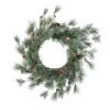 New Mixed Pine Cones Artificial Christmas Wreath - 26" - Unlit Unlit