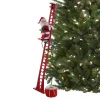 Outlet Animated and Musical Climbing Santa with Light Strand People