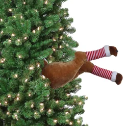 Discount Animated Kicking Reindeer Legs Tree Decoration People