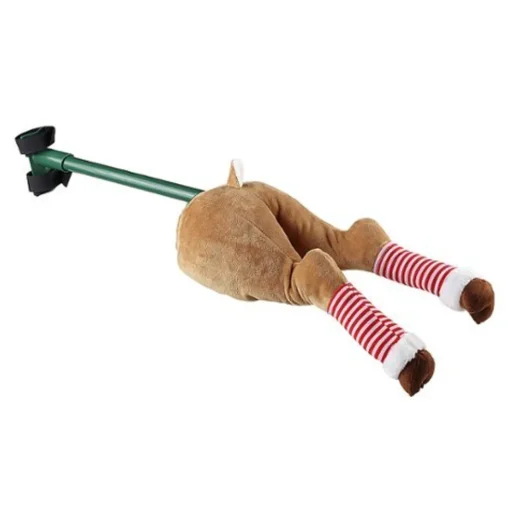 Discount Animated Kicking Reindeer Legs Tree Decoration People