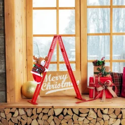 Mini Super Climbing Reindeer Decoration People
