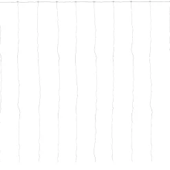 Best Multi-Function Window Curtain Christmas Lights - Warm White LED - 10' - Clear Wire - 3000ct Novelty