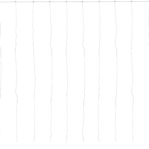 Best Multi-Function Window Curtain Christmas Lights - Warm White LED - 10' - Clear Wire - 3000ct Novelty