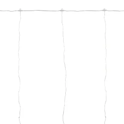 Best Multi-Function Window Curtain Christmas Lights - Warm White LED - 10' - Clear Wire - 3000ct Novelty