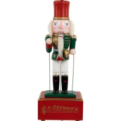 Hot Musical and Animated Cymbalist Christmas Nutcracker - 12" Nutcrackers