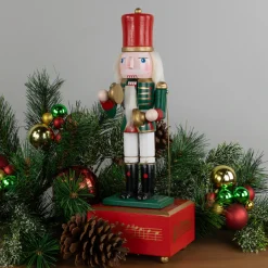 Hot Musical and Animated Cymbalist Christmas Nutcracker - 12" Nutcrackers