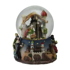 Outlet Nativity Manger Scene Christmas Musical Snow Globe - 5.75" Snow Globes