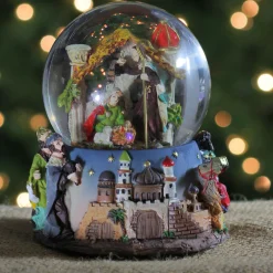 Outlet Nativity Manger Scene Christmas Musical Snow Globe - 5.75" Snow Globes