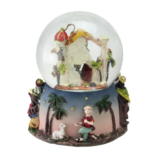 Outlet Nativity Manger Scene Christmas Musical Snow Globe - 5.75" Snow Globes