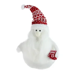 Clearance Nordic Noah Santa Gnome Christmas Figure - 9.25" - Red and White Gnomes
