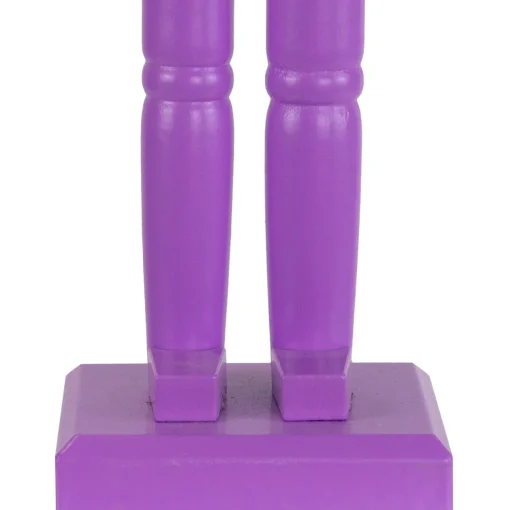 Outlet Nutcracker Soldier with Sword Christmas Figure - 15" - Purple Nutcrackers