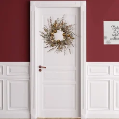 Hot Ornaments, Holly and Berries Artificial Christmas Wreath - 30