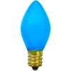Outlet Pack of 4 Blue Opaque C7 Christmas Replacement Bulbs - 2" Replacement Bulbs