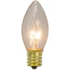 Hot Pack of 4 Clear C9 Transparent Christmas Replacement Bulbs Replacement Bulbs