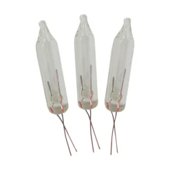 Online Pack of 5 Clear Christmas Replacement Bulbs, 3.5 Volts Replacement Bulbs