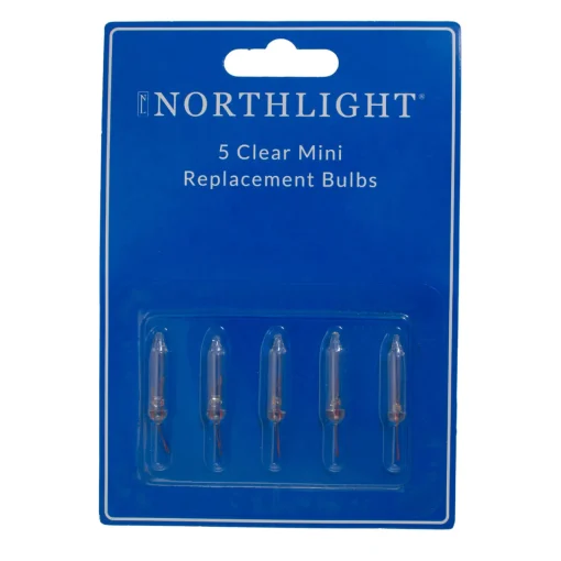 Online Pack of 5 Clear Christmas Replacement Bulbs, 3.5 Volts Replacement Bulbs