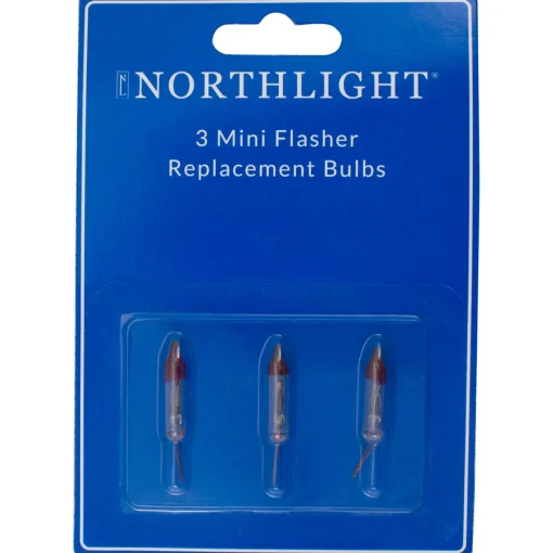 Online Pack of 3 Clear Flasher Christmas Replacement Bulbs, 3.5 Volts Replacement Bulbs