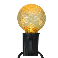 Outlet Pack of 25 Faceted LED G40 Multi-Color Christmas Replacement Bulbs Replacement Bulbs