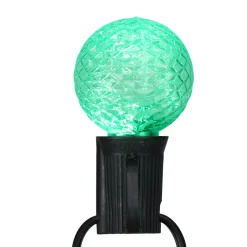 Outlet Pack of 25 Faceted LED G40 Multi-Color Christmas Replacement Bulbs Replacement Bulbs
