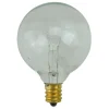 New Pack of 25 Incandescent G50 Clear Christmas Replacement Bulbs Replacement Bulbs