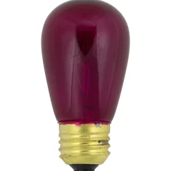 New Pack of 25 Incandescent S14 Purple Christmas Replacement Bulbs Replacement Bulbs