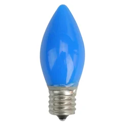 Hot Pack of 4 Opaque Blue C9 Christmas Replacement Bulbs Replacement Bulbs