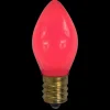 Discount Pack of 25 Opaque Pink C7 Christmas Replacement Bulbs Replacement Bulbs