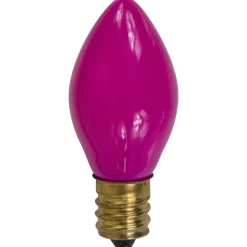 Discount Pack of 25 Opaque Pink C7 Christmas Replacement Bulbs Replacement Bulbs