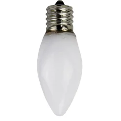 Best Pack of 4 Opaque White C9 LED Christmas Replacement Bulbs Replacement Bulbs