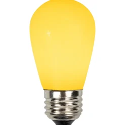 Discount Pack of 25 Opaque Yellow LED S14 Christmas Replacement Light Bulbs - 1.3 Watts Replacement Bulbs