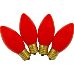 Best Pack of 4 Orange C9 Opaque Christmas Replacement Bulbs Replacement Bulbs