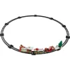 Outlet 31pc Battery Operated Lighted and Animated Christmas Tree Train Set with Sound Trains